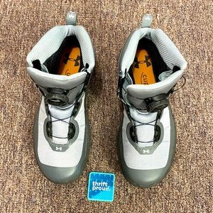 Under Armour Fat Tire Goretex GTX Hiking/ Running Gray Shoes Size 10